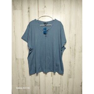 Venezia 26/28 Women's Blue Lace Up Tee